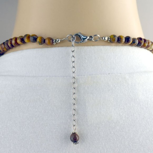 Tiger Eye Stick Necklace Set - Picture 3 of 3